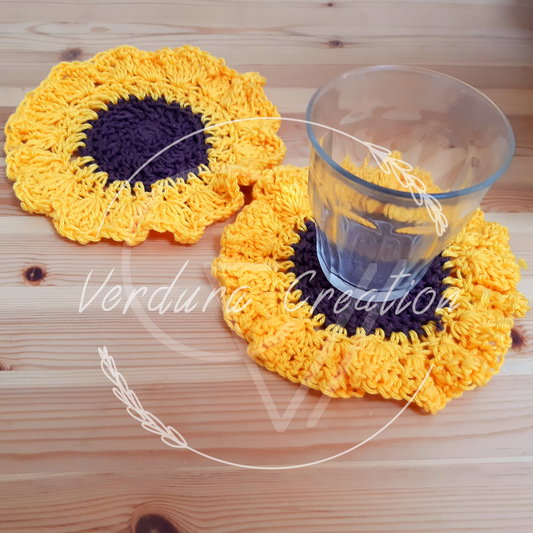 Lot 2 Sous tasses Sunflower🌻