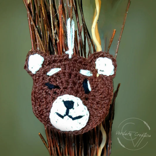 Suspension noel ours Hernest